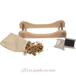 Perlenwebrahmen - Dieters Holzspielzeug 6 Perlenwebrahmen - Dieters Holzspielzeug -Modell Spielzeug Für Kinder 019103 dieters holzspielzeug tissage perles 2