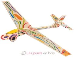 Zwei Segelflugzeuge - Dieters Holzspielzeug -Modell Spielzeug Für Kinder 019123 dieters holzspielzeug planeurs balsa 2