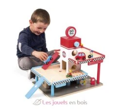 Tankstelle - Janod -Modell Spielzeug Für Kinder 05718 janod garage station service 6