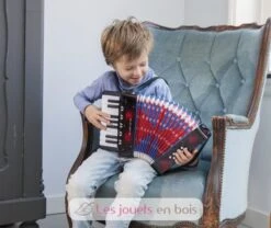 New Classic Toys® Akkordeon Schwarz - New Classic Toys -Modell Spielzeug Für Kinder 10057 new classic toys accord on noir jouet musical enfant 2