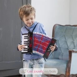 New Classic Toys® Akkordeon Schwarz - New Classic Toys -Modell Spielzeug Für Kinder 10057 new classic toys accord on noir jouet musical enfant 3