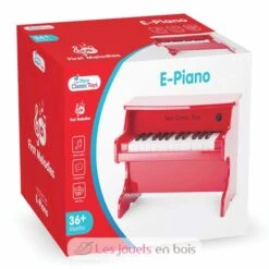 New Classic Toys® Piano Elektronisch Rot - New Classic Toys -Modell Spielzeug Für Kinder 10160 new classic toys piano electronique rouge 2