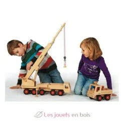 Große LKW-Kran - Fagus -Modell Spielzeug Für Kinder 1032 fagus grand camion grue 2