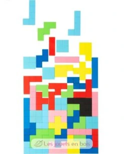 Holzpuzzle Geometrische Formen - Small Foot Company -Modell Spielzeug Für Kinder 11403 small foot legler tetris mosaik spiel puzzle en bois formes geometriques jeu