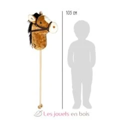 Steckenpferd Nico - Small Foot Company -Modell Spielzeug Für Kinder 11718 legler small foot steckenpferd nico cheval sur baton enfant