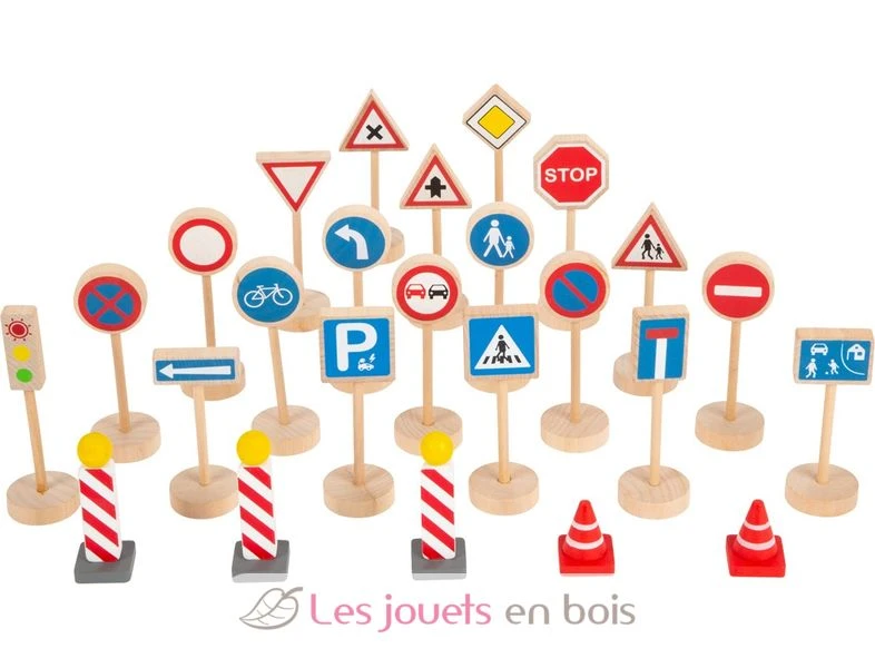 Verkehrsschilder-Set - Small Foot Company 1 Verkehrsschilder-Set - Small Foot Company