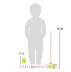 Kehr-Set Mit Besen - Small Foot Company -Modell Spielzeug Für Kinder 11767 legler small foot kehr set set de nettoyage avec balai jeu jouets enfants imitation