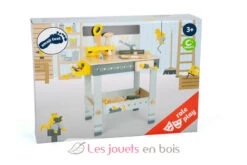 Werkbank Miniwob - Small Foot Company -Modell Spielzeug Für Kinder 11806 legler small foot werkbank miniwob big etabli miniwob jeux jouets bois enfants imitation marteau scie tournevis boulon clefs