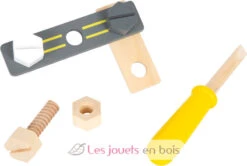 Werkzeuggürtel Miniwob - Small Foot Company 11 Werkzeuggürtel Miniwob - Small Foot Company -Modell Spielzeug Für Kinder 11807 legler small foot werkzeugguertel miniwob ceinture a outils jeu jouet bois