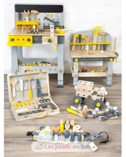 Werkzeuggürtel Miniwob - Small Foot Company 15 Werkzeuggürtel Miniwob - Small Foot Company -Modell Spielzeug Für Kinder 11807 legler small foot werkzeugguertel miniwob ceinture a outils jeux jouets bois construction imitation