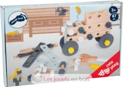 Konstruktionsset Miniwob - Small Foot Company -Modell Spielzeug Für Kinder 11810 legler small foot konstruktionsset miniwob set de construcion jeux jouets bois enfants construction