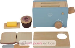 Toaster-Set Tasty - Small Foot Company -Modell Spielzeug Für Kinder 12246 legler small foot toaster set tasty ensemble de grille pain jeu jouet bois