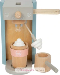Kaffeemaschinen-Set Tasty - Small Foot Company -Modell Spielzeug Für Kinder 12247 legler small foot kaffeemaschinen set tasty cafetiere jeu jouets bois 1