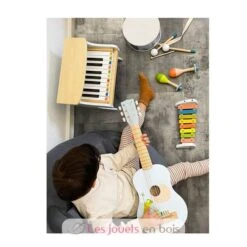 Xylophon Groovy Beats - Small Foot Company -Modell Spielzeug Für Kinder 12254 xylophone groovy beats legler small foot xylophon groovybeats jouet bois metal enfant apprendre partission jouer imiter imaginer