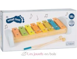 Xylophon Groovy Beats - Small Foot Company -Modell Spielzeug Für Kinder 12254 xylophone groovy beats legler small foot xylophon groovybeats jouet bois metal enfant apprendre partission jouer imiter imaginer creer