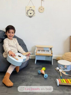 Klavier Groovy Beats - Small Foot Company -Modell Spielzeug Für Kinder 12256 piano groovy beats legler small foot klavier groovybeats touche jouet bois apprendre jeu instrument partition enfant cadeau musique