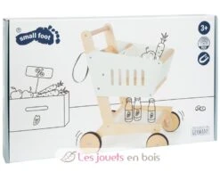 Einkaufswagen Fresh - Small Foot Company -Modell Spielzeug Für Kinder 12403 small foot caddie en bois fresh jouet imitation 11