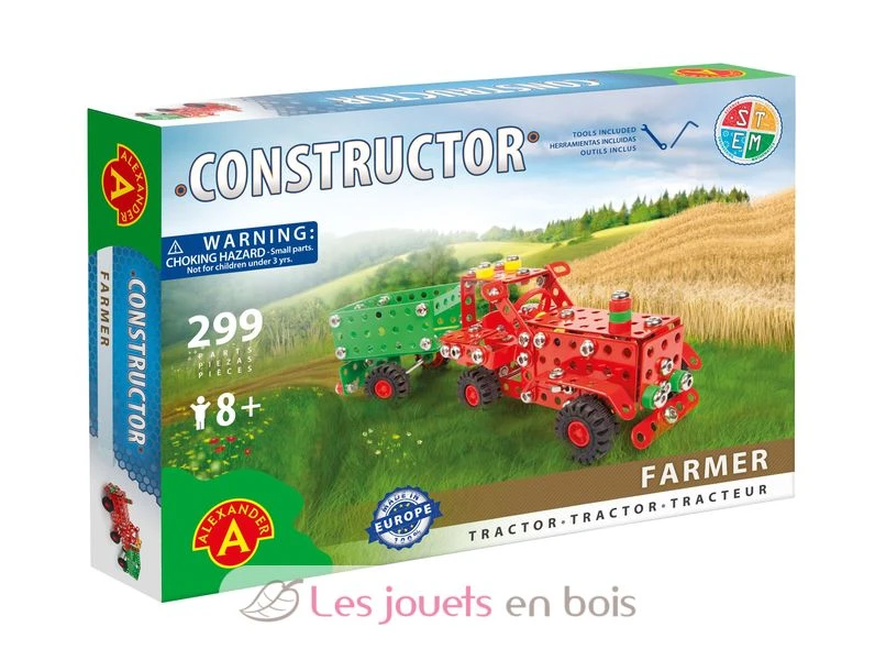 Constructor Farmer - Traktor - Alexander Toys 1 Constructor Farmer - Traktor - Alexander Toys