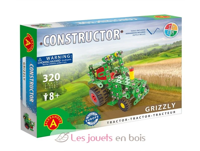 Constructor Grizzly - Traktor - Alexander Toys 1 Constructor Grizzly - Traktor - Alexander Toys