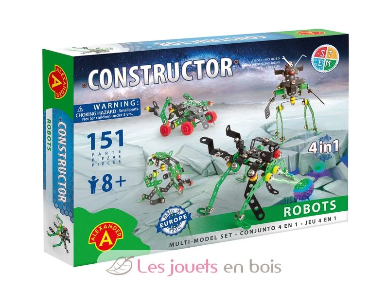 Constructor Roboter 4 In 1 - Alexander Toys 1 Constructor Roboter 4 In 1 - Alexander Toys