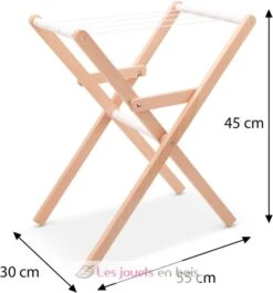 New Classic Toys® Wäscheständer - New Classic Toys -Modell Spielzeug Für Kinder 18350 new classic toys etendoir sechoir en bois pour enfant 7