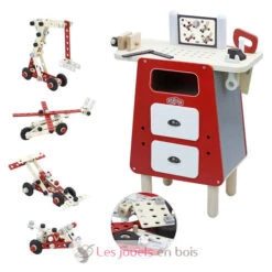 Werkbank Vilac - Vilac 10 Werkbank Vilac - Vilac -Modell Spielzeug Für Kinder 2141 vilac etabli atelier vilac bricolage enfant 3