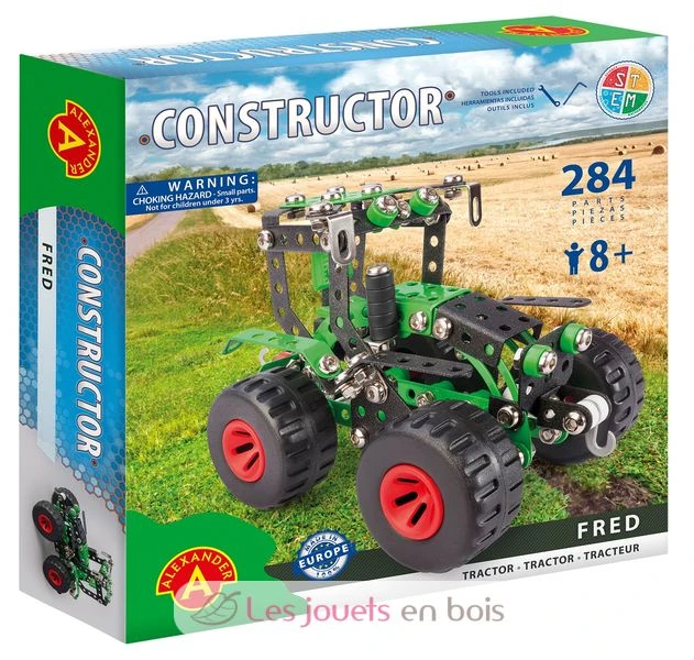 Constructor Fred - Traktor - Alexander Toys 2 Constructor Fred - Traktor - Alexander Toys – Bild 2