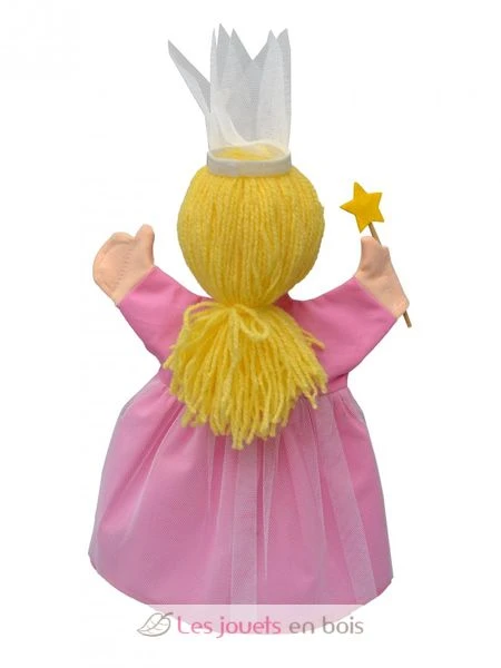 Rosa Fee Mit Blumen Handpuppe - Moravská ústredna Brno 2 Rosa Fee Mit Blumen Handpuppe - Moravská ústredna Brno – Bild 2