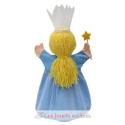 Modell Spielzeug Für Kinder -Modell Spielzeug Für Kinder 22076d marionnette a main fee bleue a fleurs 34 cm 1