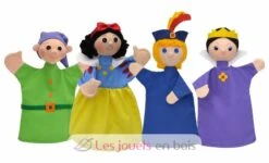 Set 4 Handpuppen Schneewittchen Und Die Sieben Zwerge - Moravská ústredna Brno