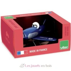 Wasserflugzeug Polizei - Vilac 5 Wasserflugzeug Polizei - Vilac -Modell Spielzeug Für Kinder 2329p vilac hydravion police avion bois massif laque france 2