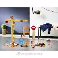 Großkran - Vilac -Modell Spielzeug Für Kinder 2343 grue vilac