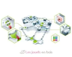 Gravitrax - Starter-Set Weiß Grau Ravensburger -Modell Spielzeug Für Kinder 27597 gravitrax starter set circuit a billes construction concevoir pieces technique