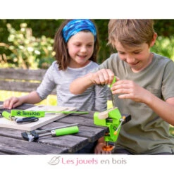 Terra Kids Schraubstock & Schraubzwingen - Haba -Modell Spielzeug Für Kinder 306012 haba terra kids etau serre joints enfant outil bricolage 5