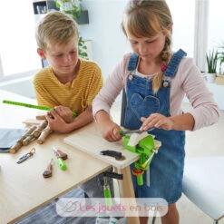 Terra Kids Schraubstock & Schraubzwingen - Haba -Modell Spielzeug Für Kinder 306012 haba terra kids etau serre joints enfant outil bricolage 6