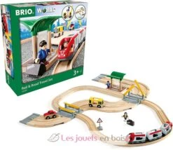 Schalt Korrespondenz Zug / Bus - Brio -Modell Spielzeug Für Kinder 33209 brio coffret cricuit train correspondances