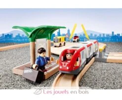 Schalt Korrespondenz Zug / Bus - Brio -Modell Spielzeug Für Kinder 33209 brio coffret cricuit train correspondances 3