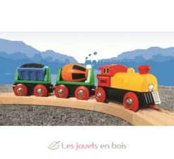 Zug Mit Batterielok - Brio -Modell Spielzeug Für Kinder 33319 brio train de marchandise avec lumi re 3