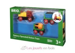 Zug Mit Batterielok - Brio -Modell Spielzeug Für Kinder 33319 brio train de marchandise avec lumi re 4