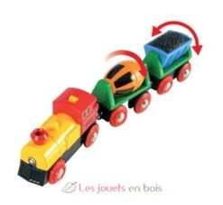 Zug Mit Batterielok - Brio -Modell Spielzeug Für Kinder 33319 brio train de marchandise avec lumi re 5