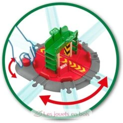 Lok-Drehscheibe Mit Kontrollbrücke - Brio -Modell Spielzeug Für Kinder 33476 brio plaque tournante circuit train 2