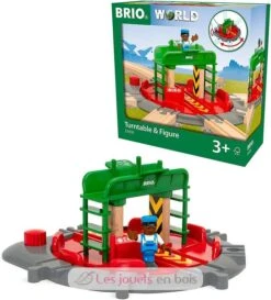 Lok-Drehscheibe Mit Kontrollbrücke - Brio -Modell Spielzeug Für Kinder 33476 brio plaque tournante circuit train