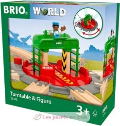 Lok-Drehscheibe Mit Kontrollbrücke - Brio -Modell Spielzeug Für Kinder 33476 brio plaque tournante circuit train 4