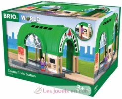 Neuer Hauptbahnhof Mit Ticketautomat - Brio -Modell Spielzeug Für Kinder 33649 circuit de train brio gare centrale sonore