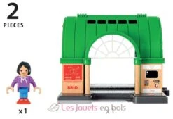 Neuer Hauptbahnhof Mit Ticketautomat - Brio -Modell Spielzeug Für Kinder 33649 circuit de train brio gare centrale sonore 4