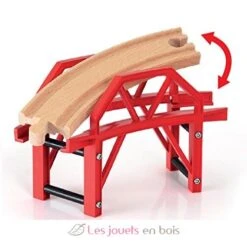 Bahnbrücke Mit Auffahrten - Brio -Modell Spielzeug Für Kinder 33699 brio pont courbe circuits et trains brio 2