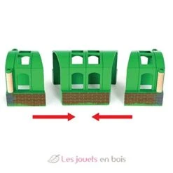 Flexibler Tunnel - Brio 9 Flexibler Tunnel - Brio -Modell Spielzeug Für Kinder 33709 brio tunnel modulable circuits de train brio 4