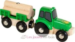 Traktor Mit Holz-Anhänger - Brio
