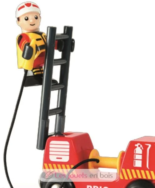 Feuerwehr-Leiterfahrzeug Mit Licht & Sound - Brio 3 Feuerwehr-Leiterfahrzeug Mit Licht & Sound - Brio – Bild 3