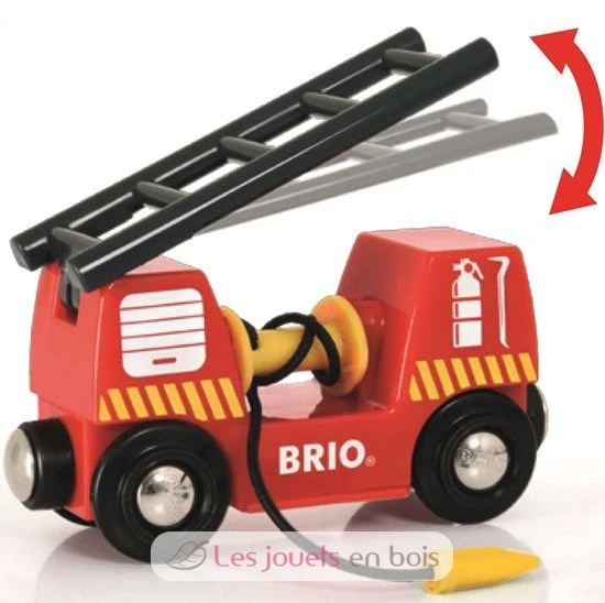 Feuerwehr-Leiterfahrzeug Mit Licht & Sound - Brio 4 Feuerwehr-Leiterfahrzeug Mit Licht & Sound - Brio – Bild 4